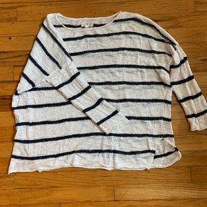 Lou & Grey Lightweight Striped Sweater